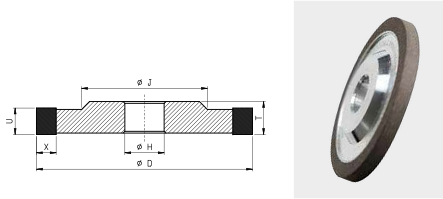 3A1 Flute Grinding Wheel